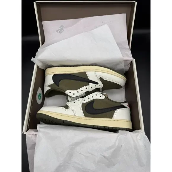 Air Jordan 1 Low OG SP Olive Green US9 - Picture 2 of 13